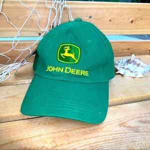 John Deere Men's Embroidered Logo “Dad Cap”